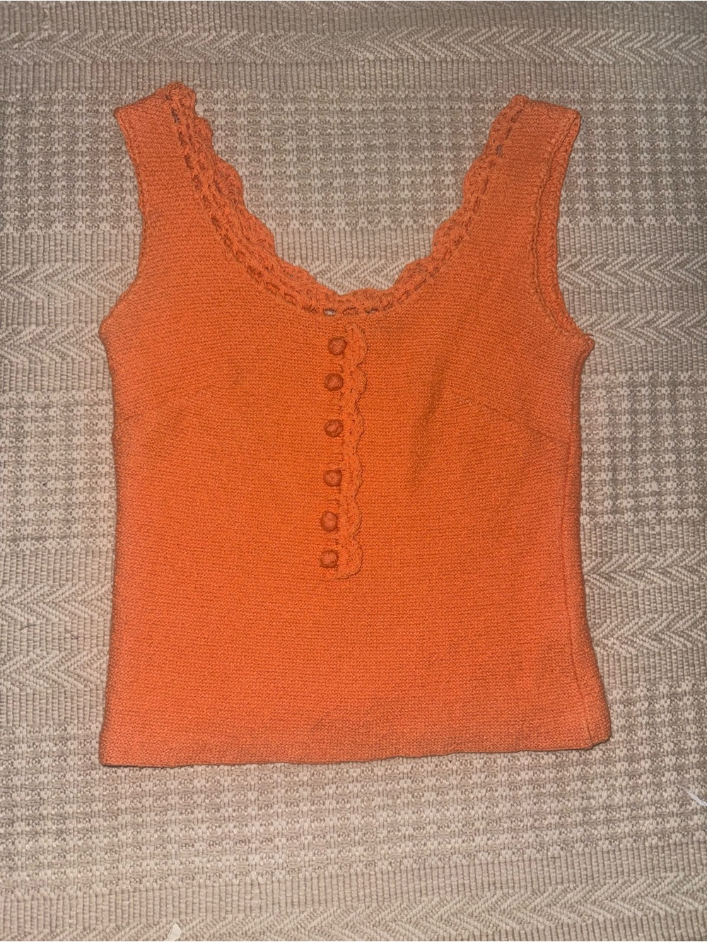 Vintage knitted tank top
